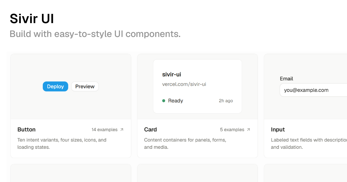 Svelte UI library – looking for feedback and users